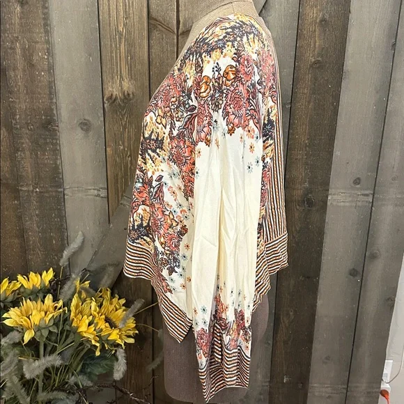 Free People Mix and Match Blouse Tea Combo Crop Boho Festival Top Long Sleeve - Picture 5 of 10